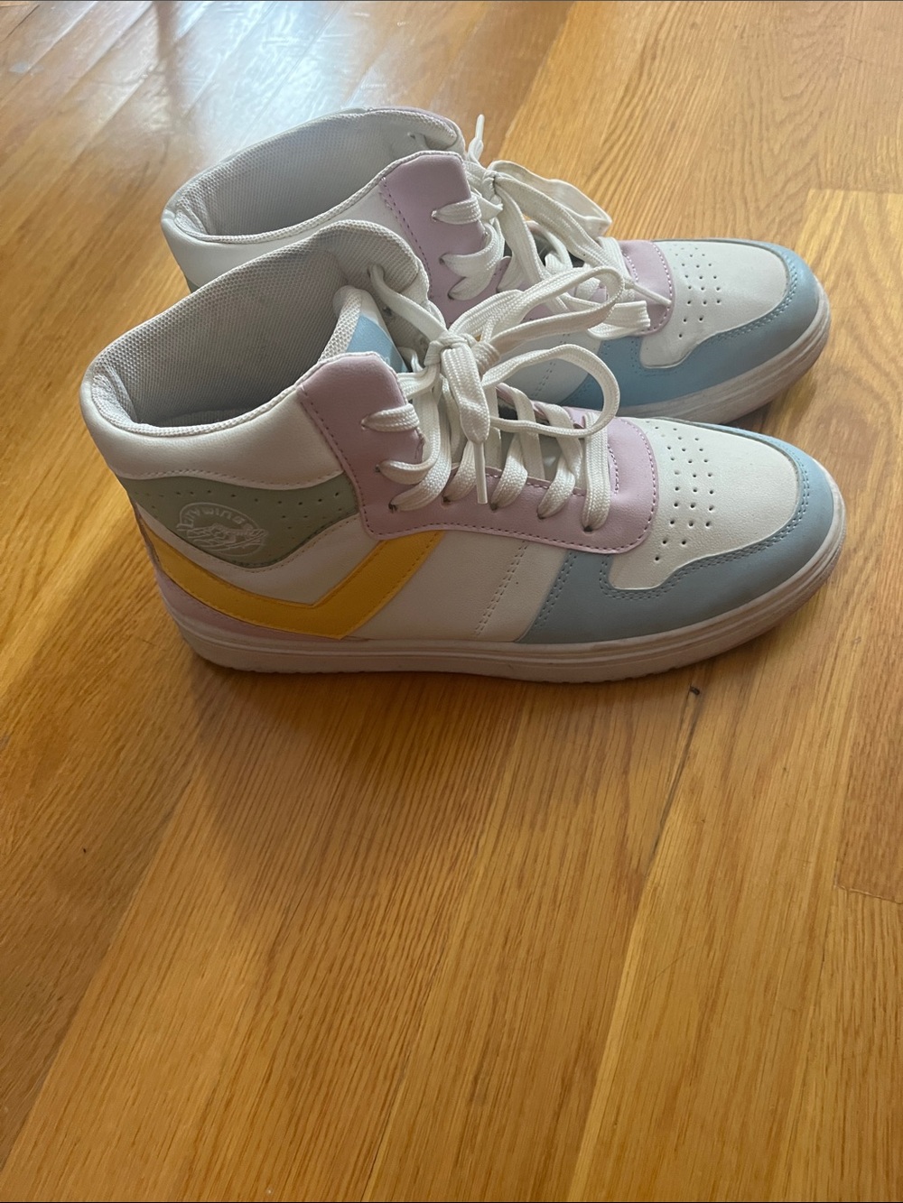 PONY Women's High-Top Sneakers in Pastel Multi-Color